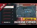 NEW INVERSE CYPHER SEASON 13 STAGE 1 PP 1 1 SOLUTION 