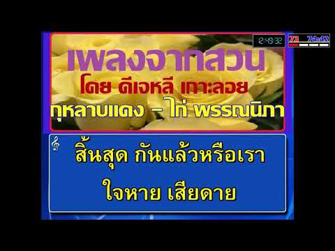 คาราโอเกะ กุหลาบแดง - ไก่ พรรณนิภา