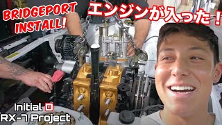 RX-7に激ヤバロータリーエンジンをやっと載せたぜ！メチャ嬉しい！！！🔥😁頭文字D サバンナRX-7 FC 親子DIYプロジェクト Episode 24