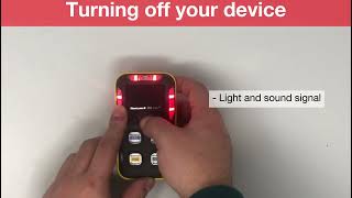 Turning off the device - Honeywell BW ICON and ICON+