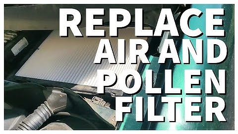 How to Replace an Air and Pollen Filter | mk3/6n Polo
