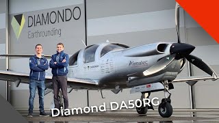 Two friends fly a Diamond DA50RG AROUND THE WORLD… to promote sustainable aviation
