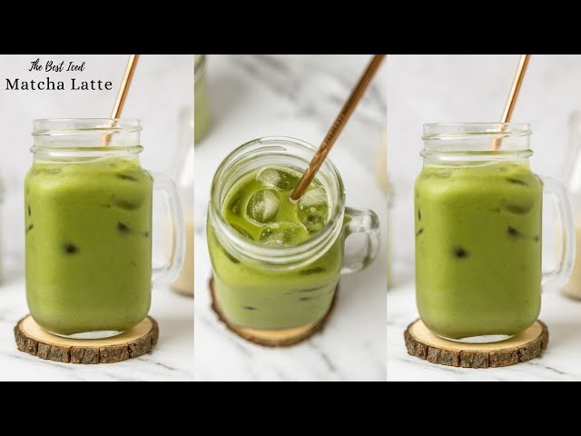 Easy Iced Matcha Latte - Kalejunkie