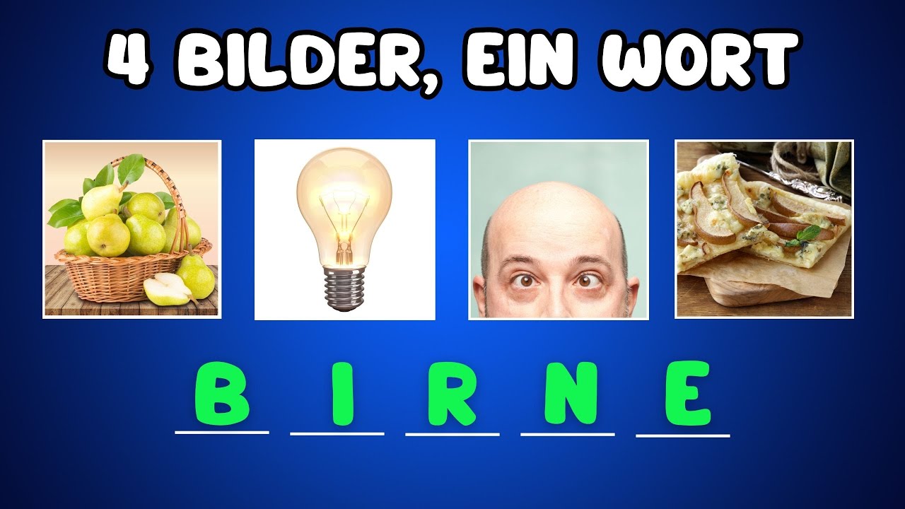 Vier Bilder Ein Wort Level 74