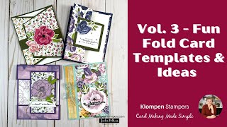 Fun Fold Card Ideas & Templates To Love | Vol 3 Fun Fold Card Templates