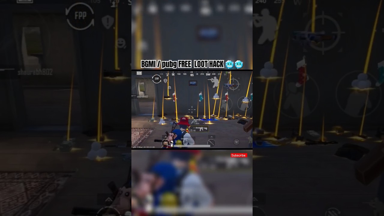 How to open Christmas socks in bgmi / pubg mobile shorts bgmi 