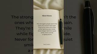 The Storm Behind a Smile | Soul Letters #Shorts #Motivation #Quotes