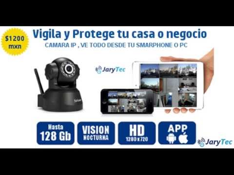 Camara ip sricam SP012 vigilancia HD vision nocturna - YouTube