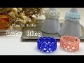 【ビーズアクセサリー】Lacy ring💍レースの模様のようなリングの作り方