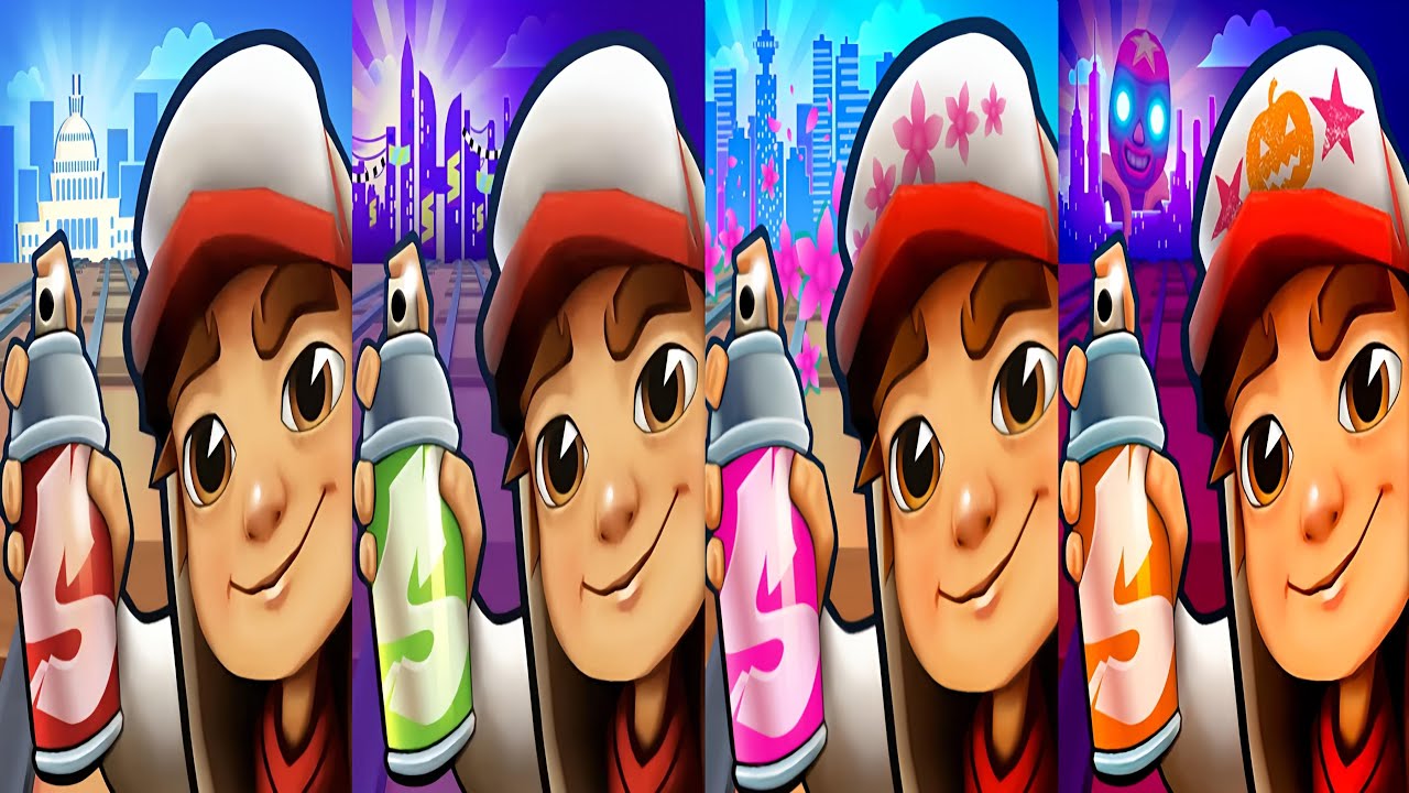 Subway Surfers : Washington DC 2025 🆚 Shenzhen Showdown 2024 🆚 Mexico 2022 🆚 Vancouver 2022