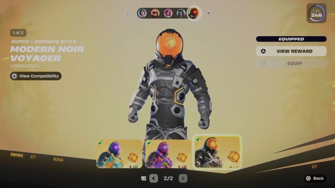 Как разблокировать скин Modern Noir Voyager в Fortnite | Бонусные награды боевого пропуска, стран...