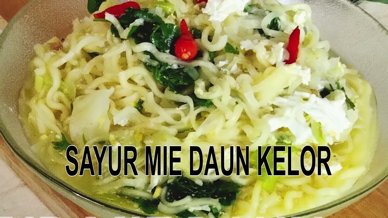 OLAHAN MIE KERING DAUN KELOR 