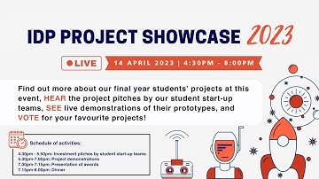 CDE iDP Project Showcase 2023