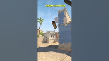 The Most Easy Way To Smoke Connector On Mirage CS2 #shorts