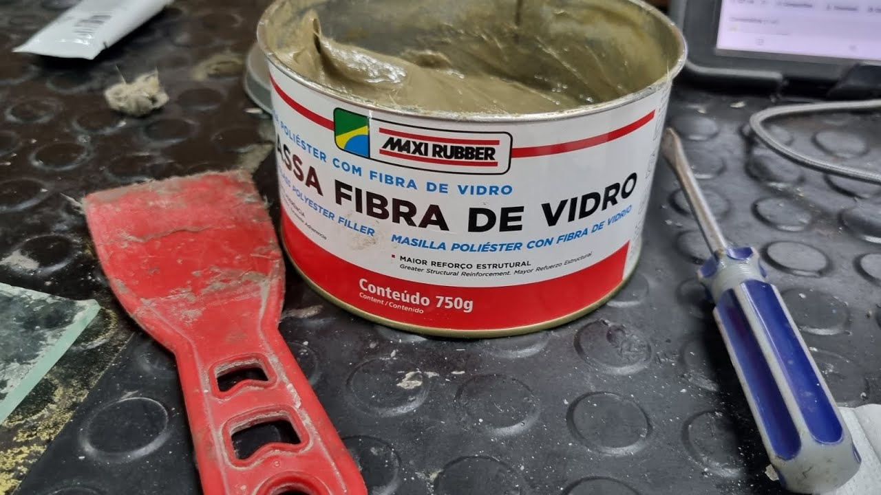 Massa Poliester Fibra de Vidro - Preparar e Aplicar