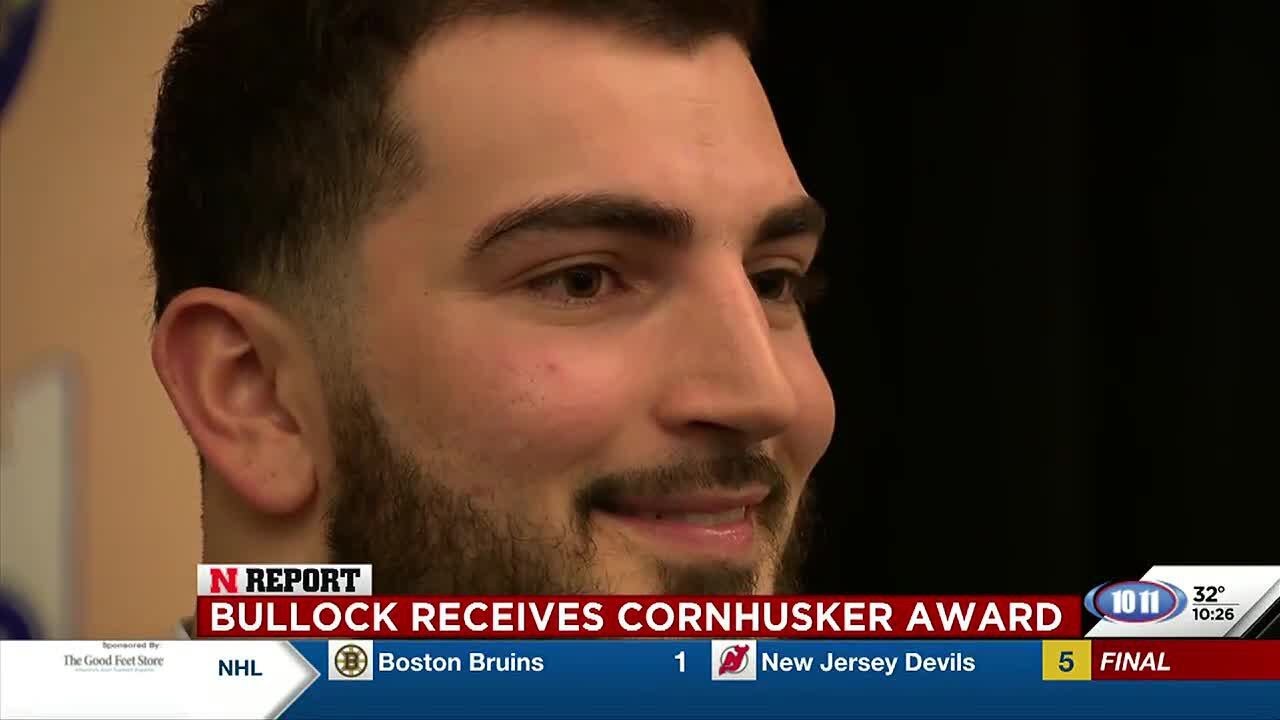 John Bullock receives Cornhusker Award