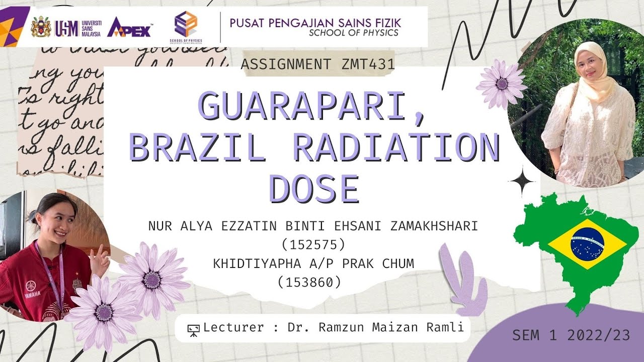 2) G3 Guarapari, Brazil Radiation Dose YouTube