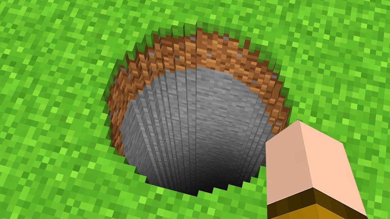 Ich BUDDEL MICH durch DIE GANZE WELT von Minecraft!