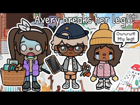 Avery Broke Her Leg!!😱💐🦵|| *Voiced* 🎙️ || Toca Life World ||