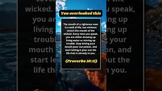 WATCH OUT The Words You Speak Are Stirring Up Trouble#prayer #shorts