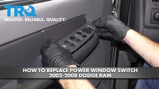 Famous How to Replace Power Window Switch 2002-08 Dodge RAM Profile
