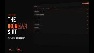 i built an ironman suit for job hunting. it's free and open source