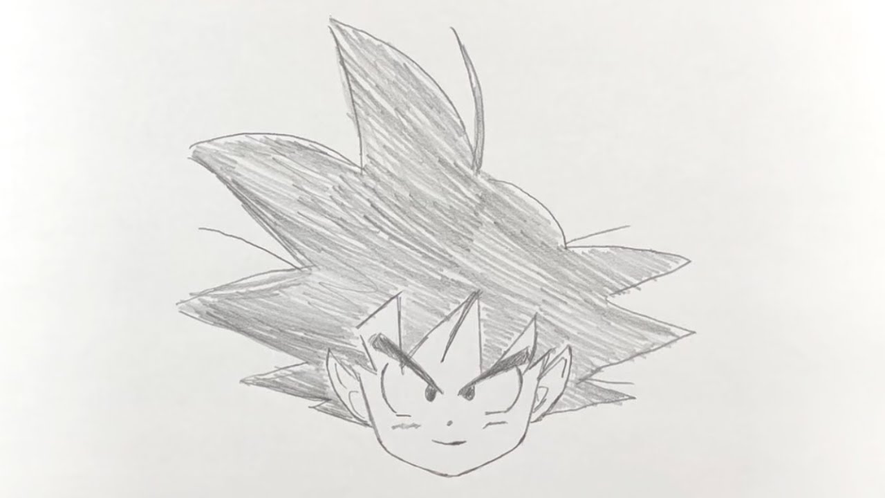 【簡単】孫悟空の書き方！ゆっくり描いてみた！【ドラゴンボール】 How To Draw Goku Son Youtube