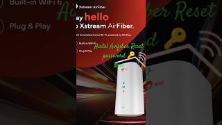 Airtel Airfiber Reset password 🔑 shorts #youtubeshorts #trending #airteldigitaltv #airtelthanksapp