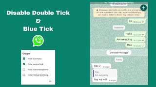 GB WhatsApp hide Blue Tick, Double Tick, Online Status, Typing-New Update screenshot 5