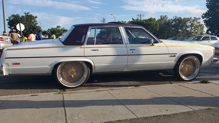 Oldsmobile Ninety-Eight Regency on 22" Gold Zeniths & Vogues in Oakland, Ca EP.112