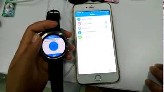 How to connect KW99 to iPhone? Wiiwatch demo guide screenshot 5