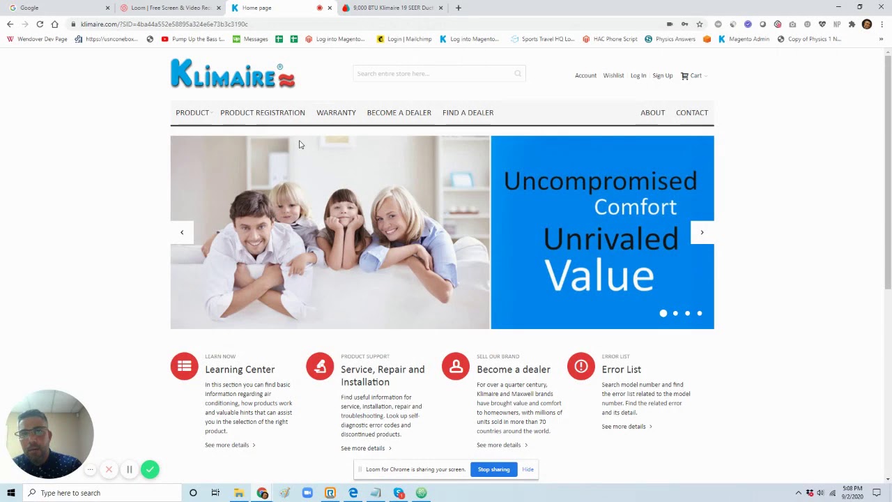 Brand Differences between Klimaire and HeatAndCool
