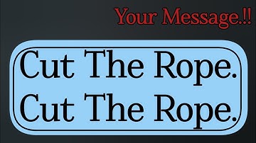 Cut That Rope Immediately | Don