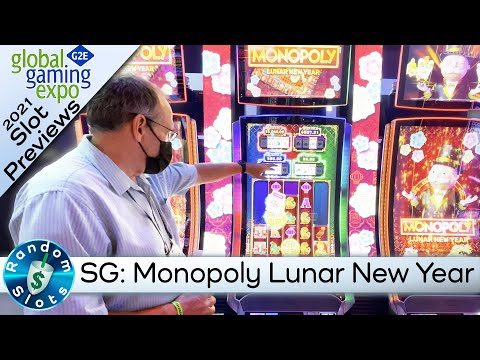 Monopoly Lunar New Year Slot Machine Preview by Scientific Games at #G2E2021