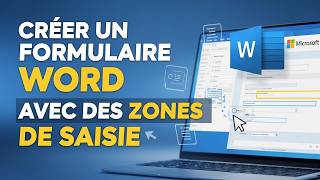 📝💻 Word : Comment créer un formulaire avec zones de saisie facilement ! 📝💻 Word : Comment créer un formulaire avec zones de saisie facilement !