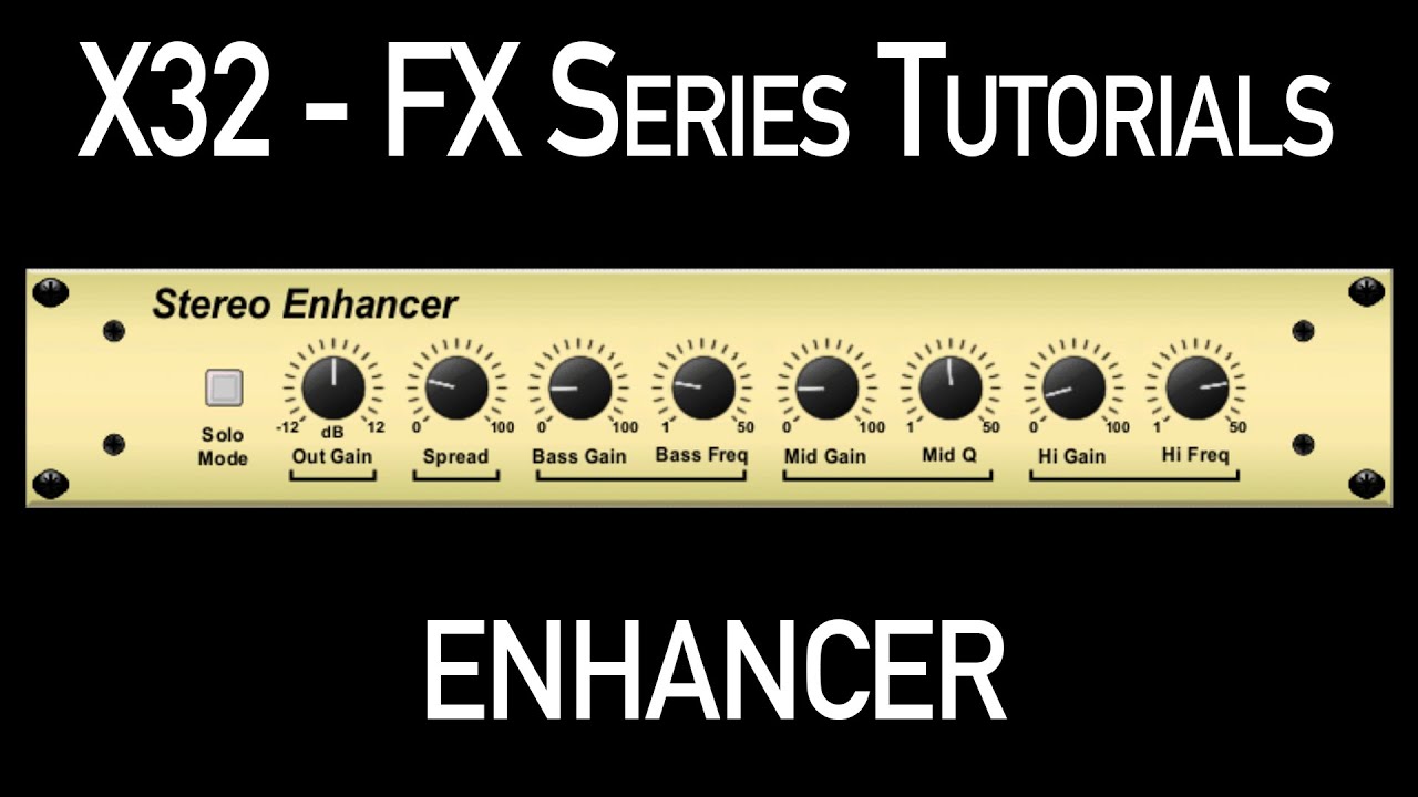 X32 Behringer Effects at Barrett blog