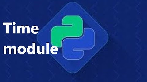 Time module in Python | in Hindi