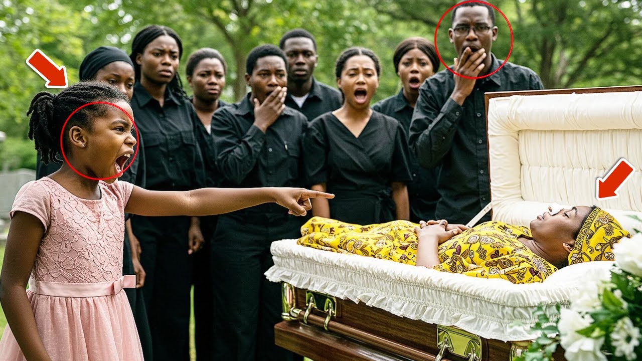 "She's Not Dead", 9-Year-Old Girl Stops Billionaire Funeral To Save Her In 3 Words #folktales