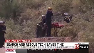 Cochise County search and rescue uses new technology to find lost hikers faster