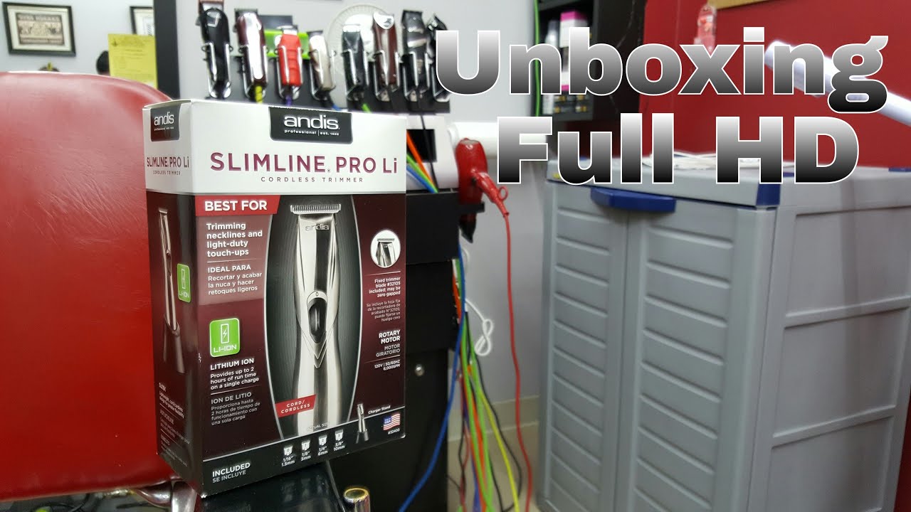 Andis Slim Line Pro Li| Trimmer Cordless|Unboxing - YouTube
