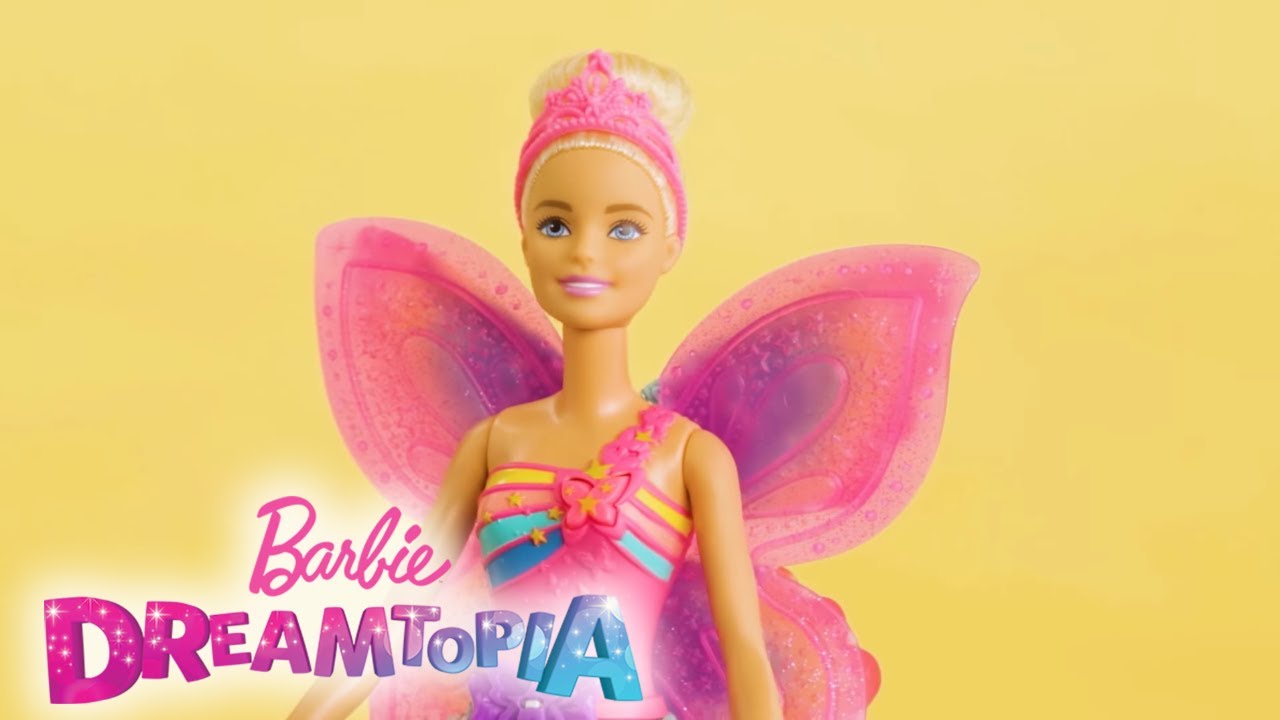 barbie dreamtopia fairy doll with flying wings