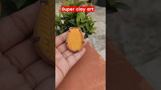 easy and simple clay art || make mini kitchen tools with super clay #shorts #ytshorts #trending