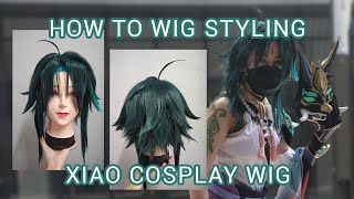 How to wigstyle genshin impact xiao wig tutorial 魈假发造型教程