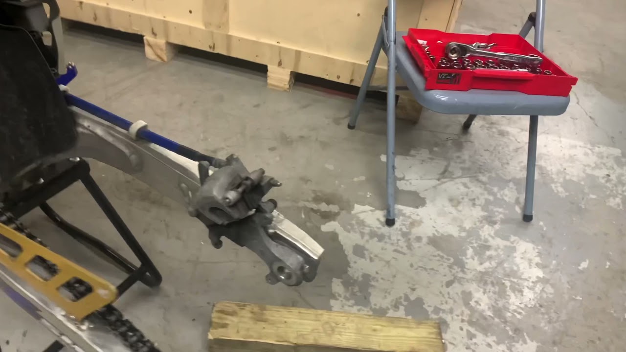 DRZ400SM rear wheel removal YouTube