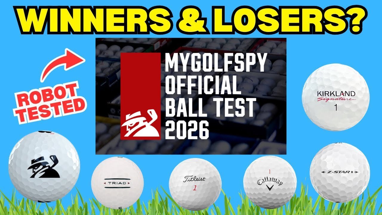 Robot Tested: The Best Golf Balls of 2026 (MyGolfSpy Results!)