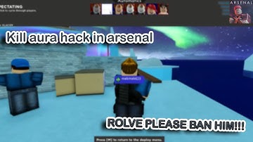 Rolve please ban him I Roblox Arsenal Hacker (No edit)