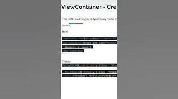 Angular 18   #9 - How to add  Embedded View by using View Container Ref #angular #coding
