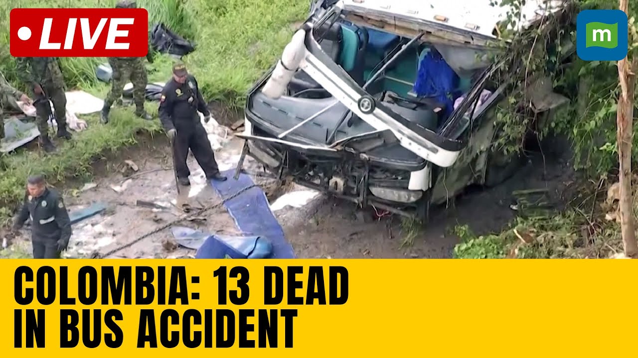 Live: Bus accident in Colombia's southwest, thirteen people lost lives | N18G
