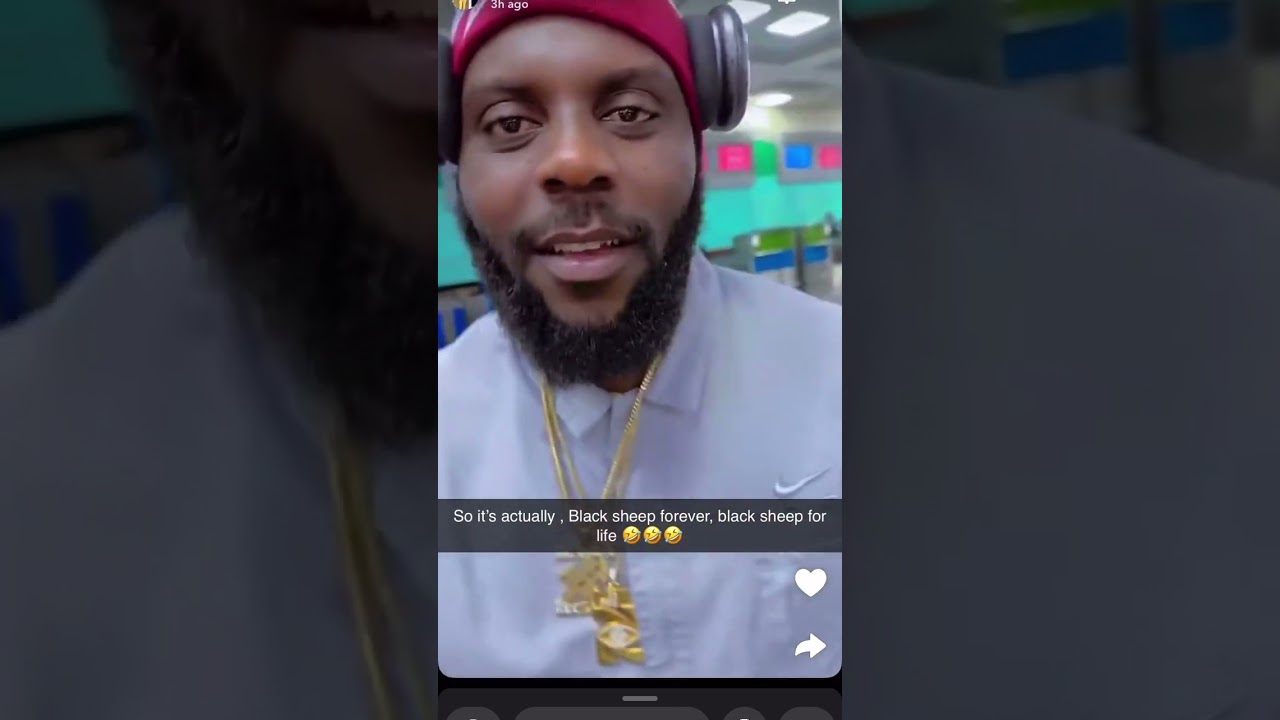 Bombshell: Black Sheep for life 😂 @odumodublvck | maxiveshow