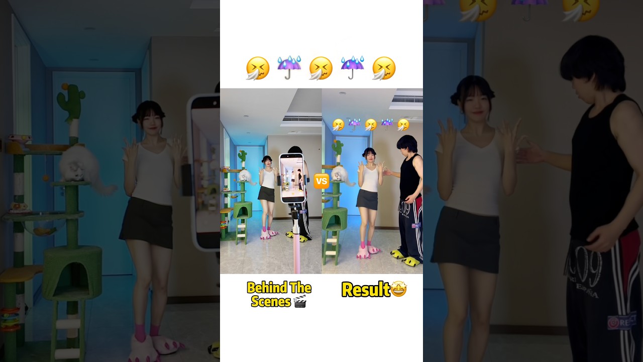 🐱: Wait for it!🤣#dance #funny #behindthescenes